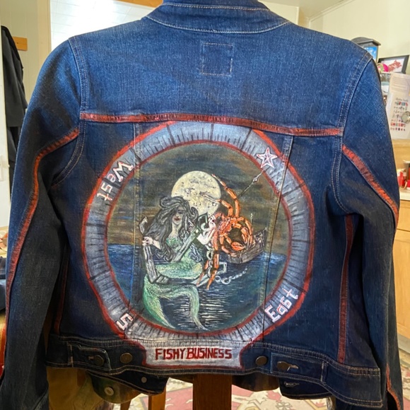 Fishy Business Hand Painted Custom - Picture 3 of 3